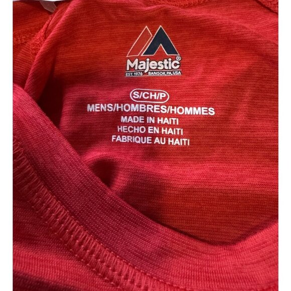 Atlanta Braves Long Sleeve Shirt MLB Baseball Logo Red Adult Size Small S NWT - Picture 7 of 8